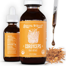 Load image into Gallery viewer, Hodgins Harvest Organic Reishi Mushroom Fruiting Body Extract Tincture - Extra Concentrated Dual Extract Supplement - Supports Heart Health &amp; Wellness - USDA Organic Mushrooms - 4 oz
