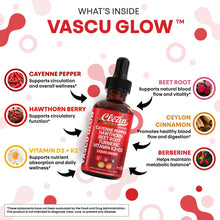 Load image into Gallery viewer, Clean Nutra Cayenne Pepper Drops Supplement Liquid + Hawthorn Berry, Vitamin D3 K2 Beet Root Powder, Ceylon Cinnamon, Turmeric Curcumin, Organic Panax Ginseng, Berberine Extract 1 Pack
