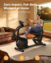 Load image into Gallery viewer, MERACH Recumbent Exercise Bikes for home, Light Commercial High-end Recumbent Bike for Seniors Adults, Magnetic Recumbent Exercise Bike with Smart Bluetooth and Exclusive App, LCD, Heart Rate Handle
