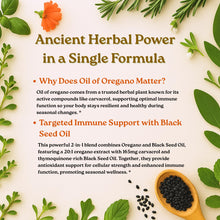 Load image into Gallery viewer, Micro Ingredients Oil of Oregano Softgels, 150 Count | 2 in 1 Formulated with Black Seed Oil | 4X Strength Carvacrol &amp; Thymoquinone | Plant Based, Non-GMO
